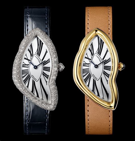 cartier warped watch|cartier crash watch cost.